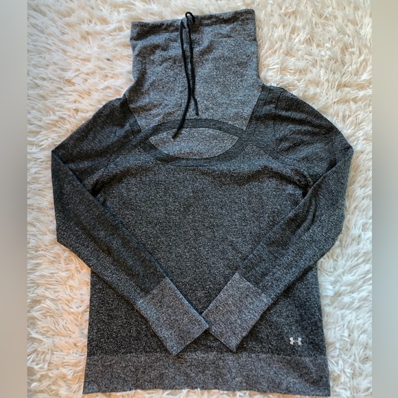 Under Armour Sweaters - Women's Under Armour Threadborne Cowl Neck Pullover Grey Sweater Size XL